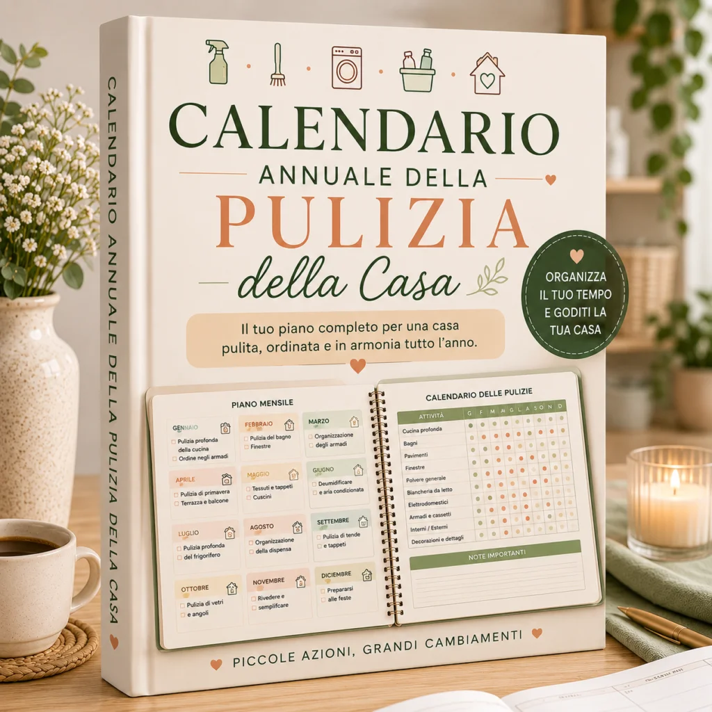 Calendrier annuel de ménage