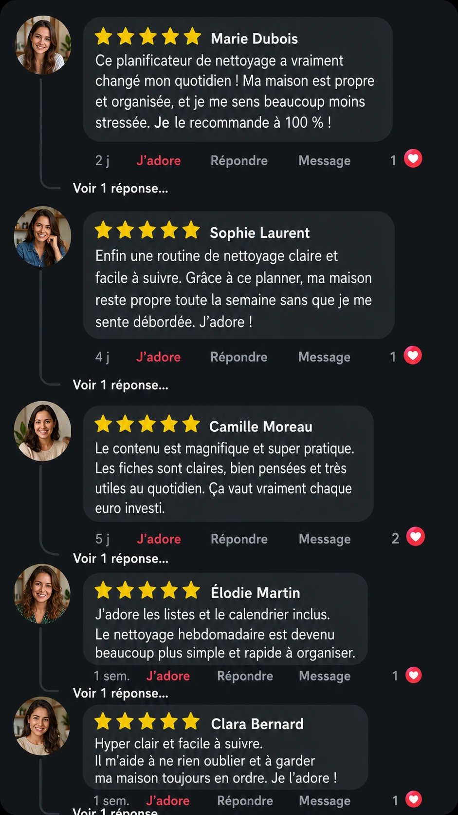Avis de cliente 1